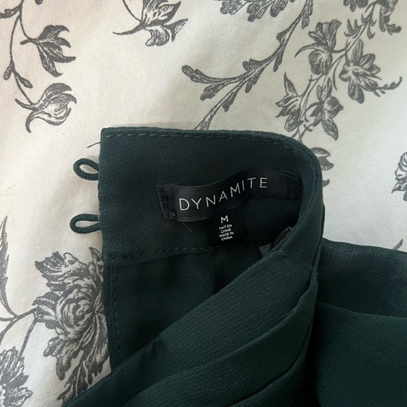 Forest Green Blouse - Picture 4 of 5